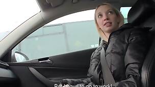 Driver picks up blonde who gives him BJ in car and not solely