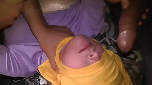 Excited boys gangbanged lustful blond whom they picked up on street